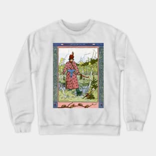 The Frog Princess - Ivan Bilibin Crewneck Sweatshirt